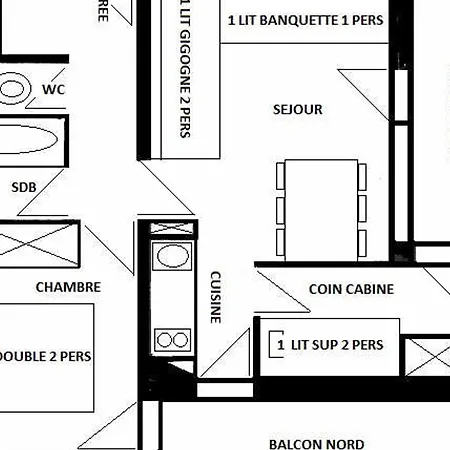 6 Pers Avec Balcon, Casiers A Skis, Proche Pistes Et Commerces - Fr-1-329-32 דירה